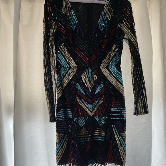 Aidan Mattox Embellished Cocktail Dress - Picture 4 of 9